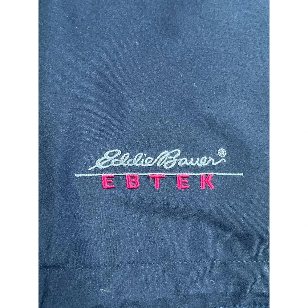 Eddie Bauer EBTEK Gore-Tex Jacket Mens 2XL Black Ski Waterproof Zip Pockets